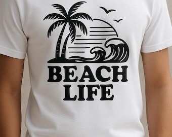 Beach Life SVG file
