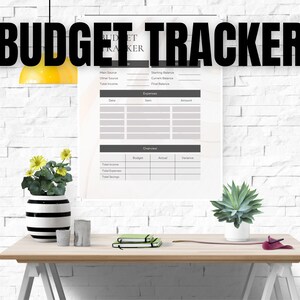 Budget Tracker | Printable Documents | Income Tracker | Bills Tracker | Savings Overview | Savings Tracker | Five Pages