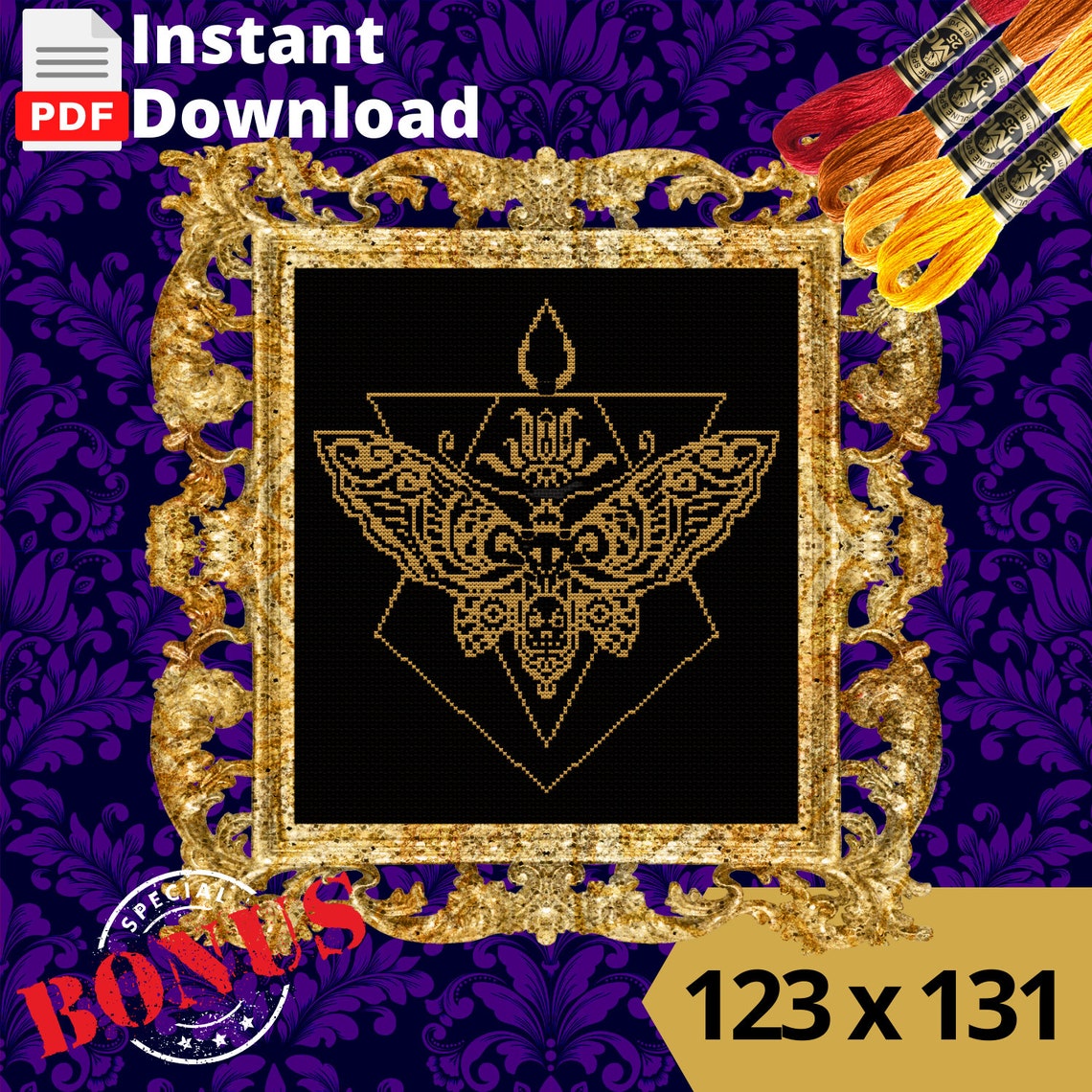 Halloween Cross Stitch Patterns Counted Full color Digital Etsy