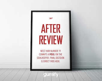 Arsenal Premier League Champions Poster | After Review | Art Print | Football | Gunners | 2026