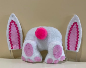 Mini Bunny Butt Attachment | Bunny Butt | Easter Attachment | Wreath Attachment | #WAAM