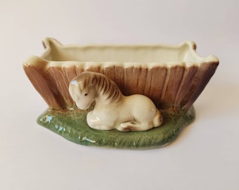 Vintage Hornsea Fauna Royal Horse Vase