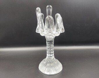 ヴィンテージ Kosta Boda ガラス キャンドル ホルダー – トナカイ