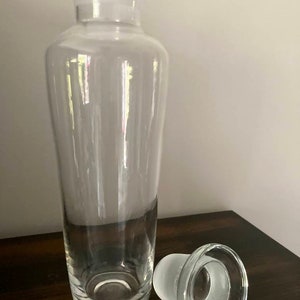 Vintage clear Glass Swedish Decanter  GERDA STRÖMBERG