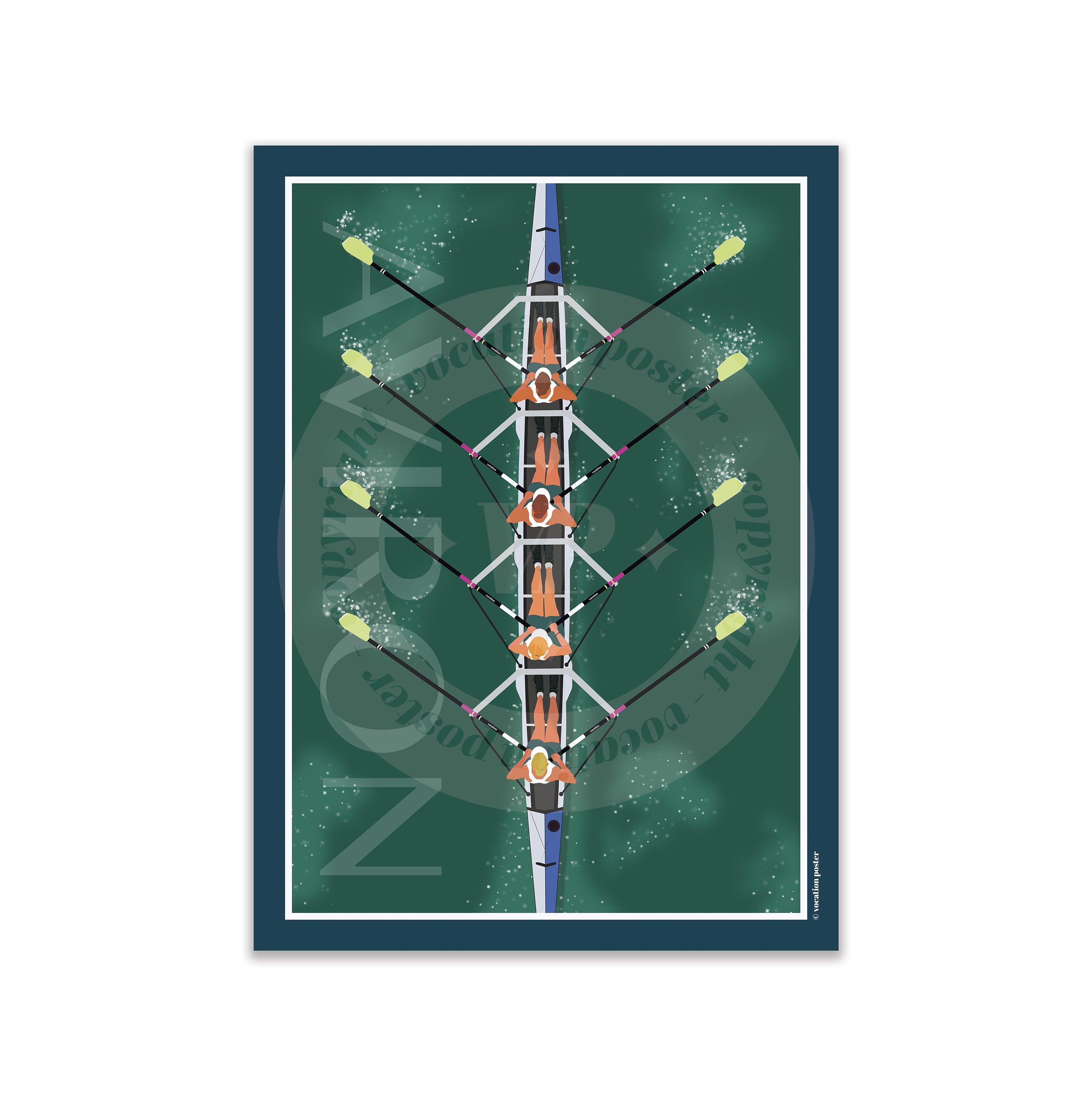 Rowing Sports Poster - Etsy