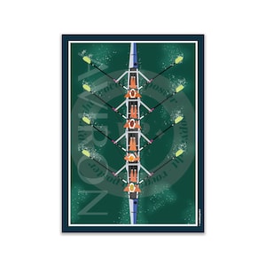 ROWING sports poster