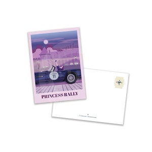 carte postale Rallye des princesses