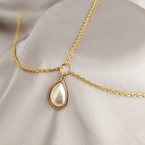 HEAD CHAIN - Ivory Pearl Crystal Teardrop - Gold Chain Hair Jewelry Jewellery - Forehead Jewelry - Bridal Goddess Wedding Tikka