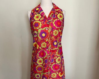 Vintage 60s psychedelic Hau Modell Danish go go dress