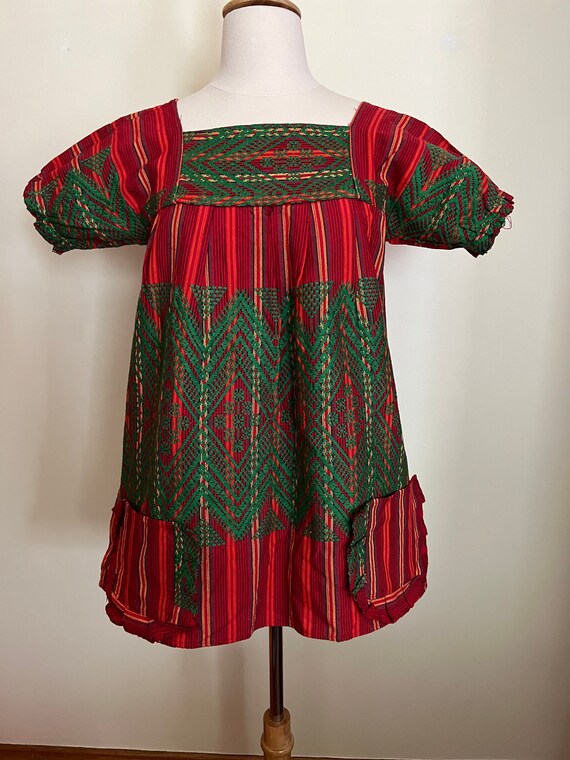 Vintage 70s hand embroidered tunic - image 1