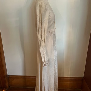 Vintage Black Label Gunne Sax by Jessica Boho Lace Corseted Maxi Dress ...