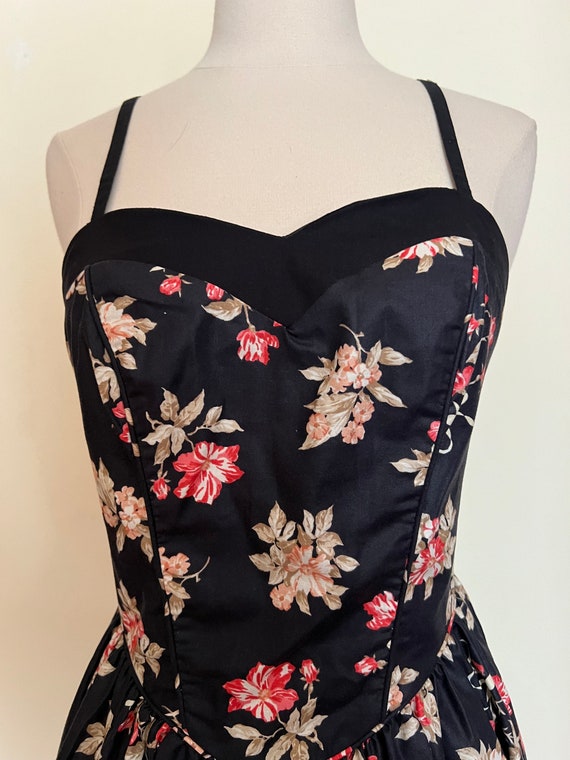 Cutest vintage 80s Laura Ashley cotton floral pri… - image 5