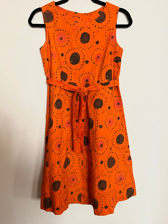 Vintage 1959 Marimekko dress in Suolampi, print de