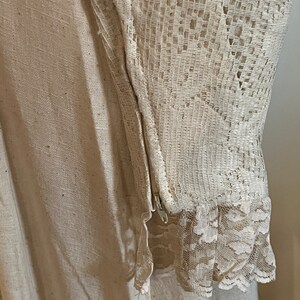 Vintage Black Label Gunne Sax by Jessica Boho Lace Corseted Maxi Dress ...