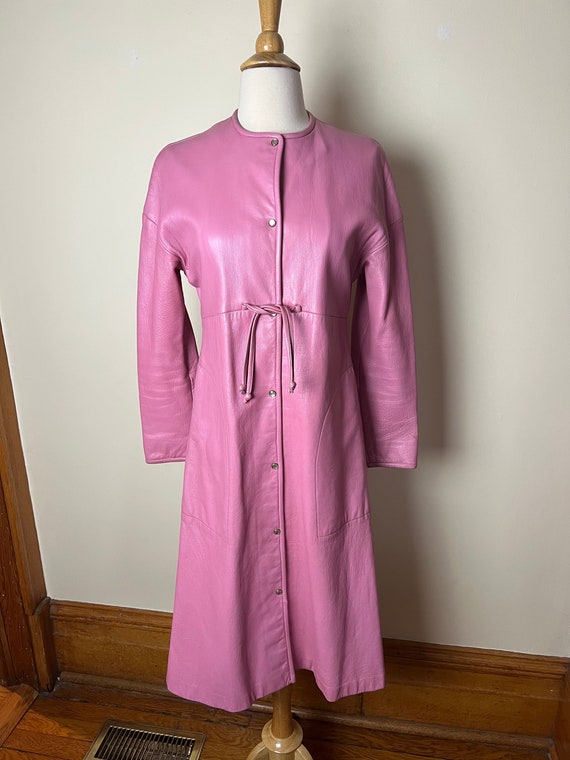 Stunning 1960s Bonnie Cashin Sills snap front pink