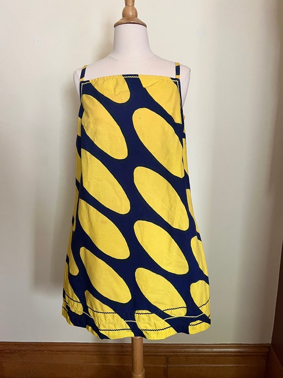 Vintage 1966 Marimekko Piilo dress, Linssi patter… - image 1