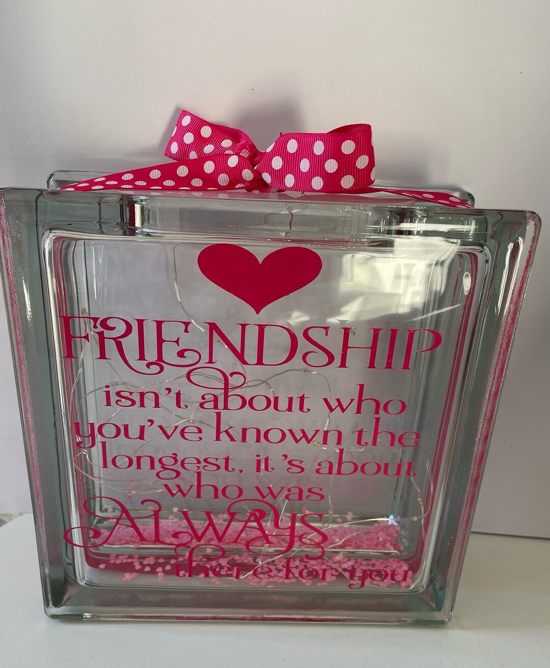 Glass Block Gifts Etsy