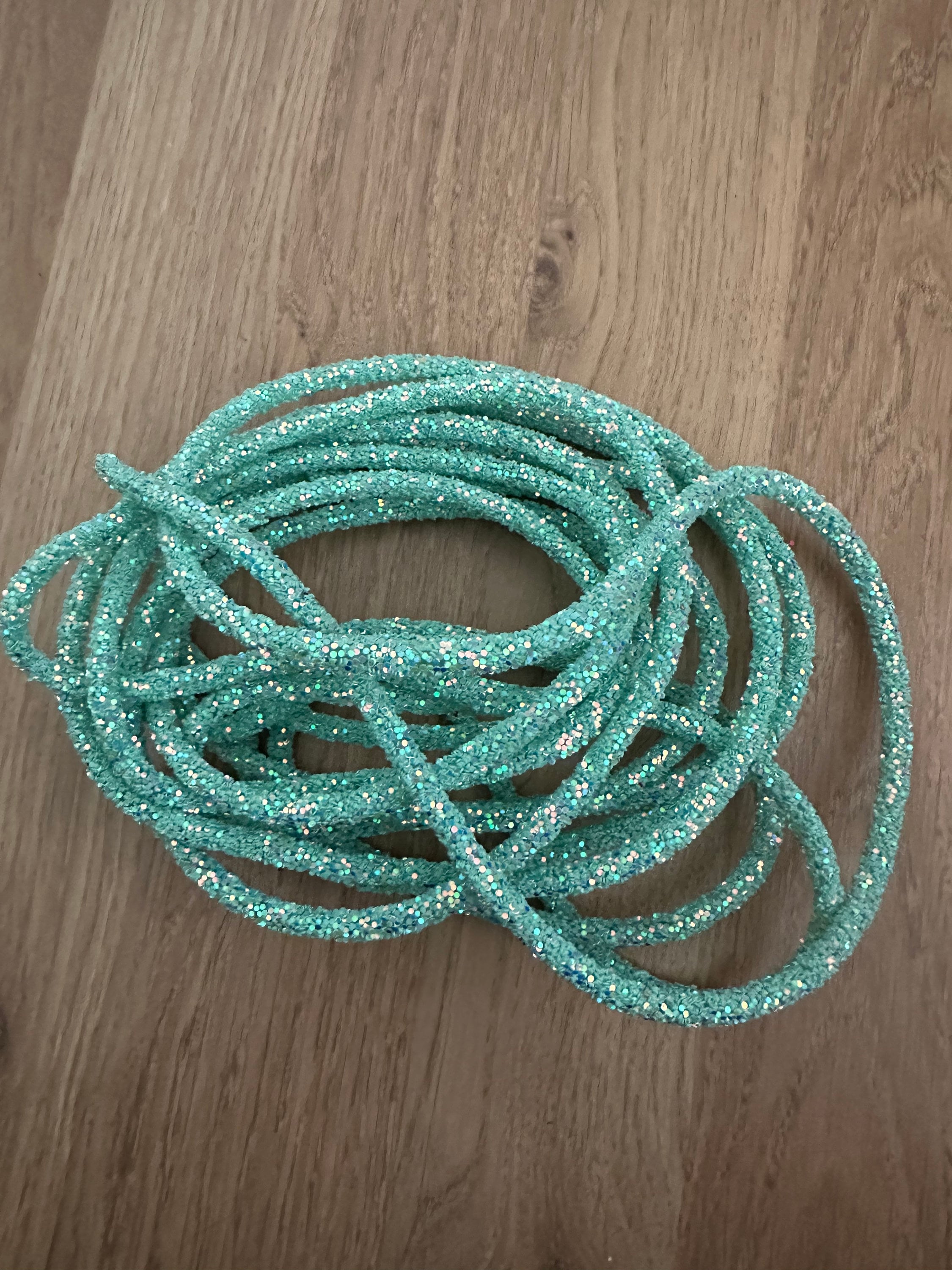 Rhinestone Rope 6mm Glitter Cord - Etsy