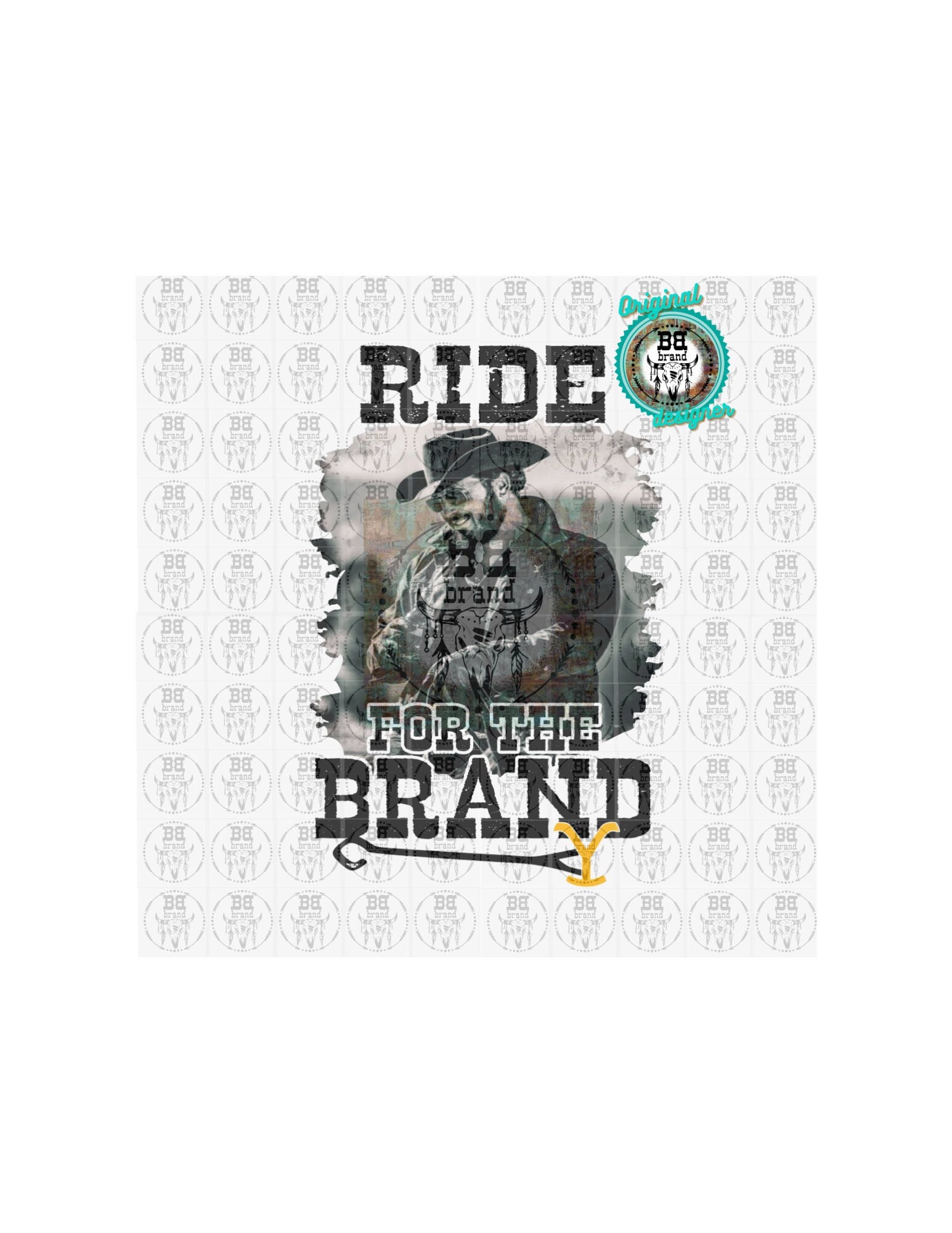 Ride for the Brand Rip PNG Sublimation Design Western Etsy