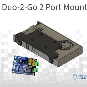 Duo-2-Go 2 ポート コントローラ - Meanwell/PSU マウント ブラケット