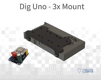 QuinLED Dig Uno - 3x - Controller Meanwell/PSU Mounting Bracket
