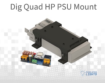 QuinLED Dig Quad Controller HP PSU Mounting System