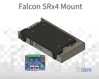 Falcon (SRx4) Smart Receiver x4 Meanwell/PSU Mounting Bracket