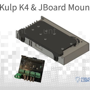 Kulp K4-PB AND JBoard F8 Distro Meanwell/PSU Mounting Bracket