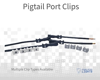 Pigtail Port Clips - Identify Port Numbers with ease