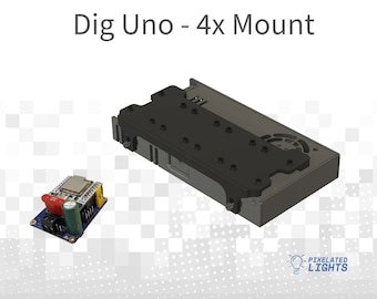 QuinLED Dig Uno - 4x - Controller Meanwell/PSU Mounting Bracket