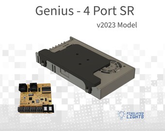 Genius - v2023 - 4 Port Smart Receiver - PSU Mount