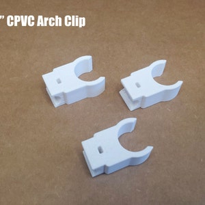 3/4" and 1/2" CPVC Arch Clips, Pixel Clips