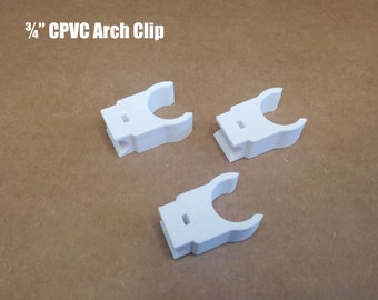 3/4" and 1/2" CPVC Arch Clips, Pixel Clips