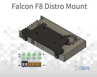 Falcon F8 (Wired Watts) Distro Meanwell/PSU Mounting Bracket