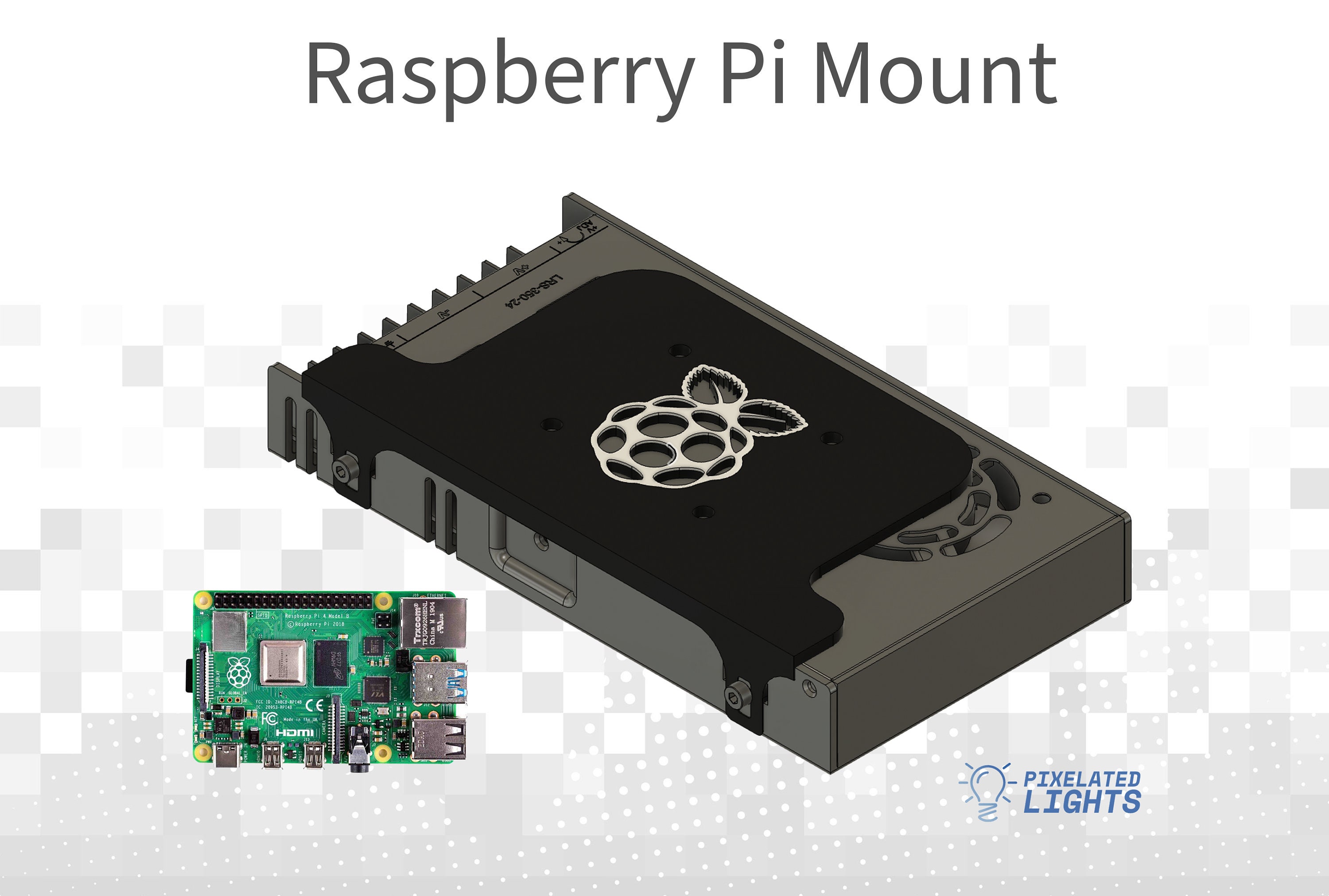 Lido Raspberry Pi Mount Raspberry Pi Mount for Meanwell/generic PSU/HP - Etsy