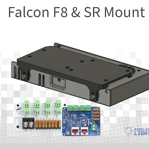 Falcon Smart Receiver (v1 or v2) AND F8 Distro Meanwell/PSU Mounting Bracket