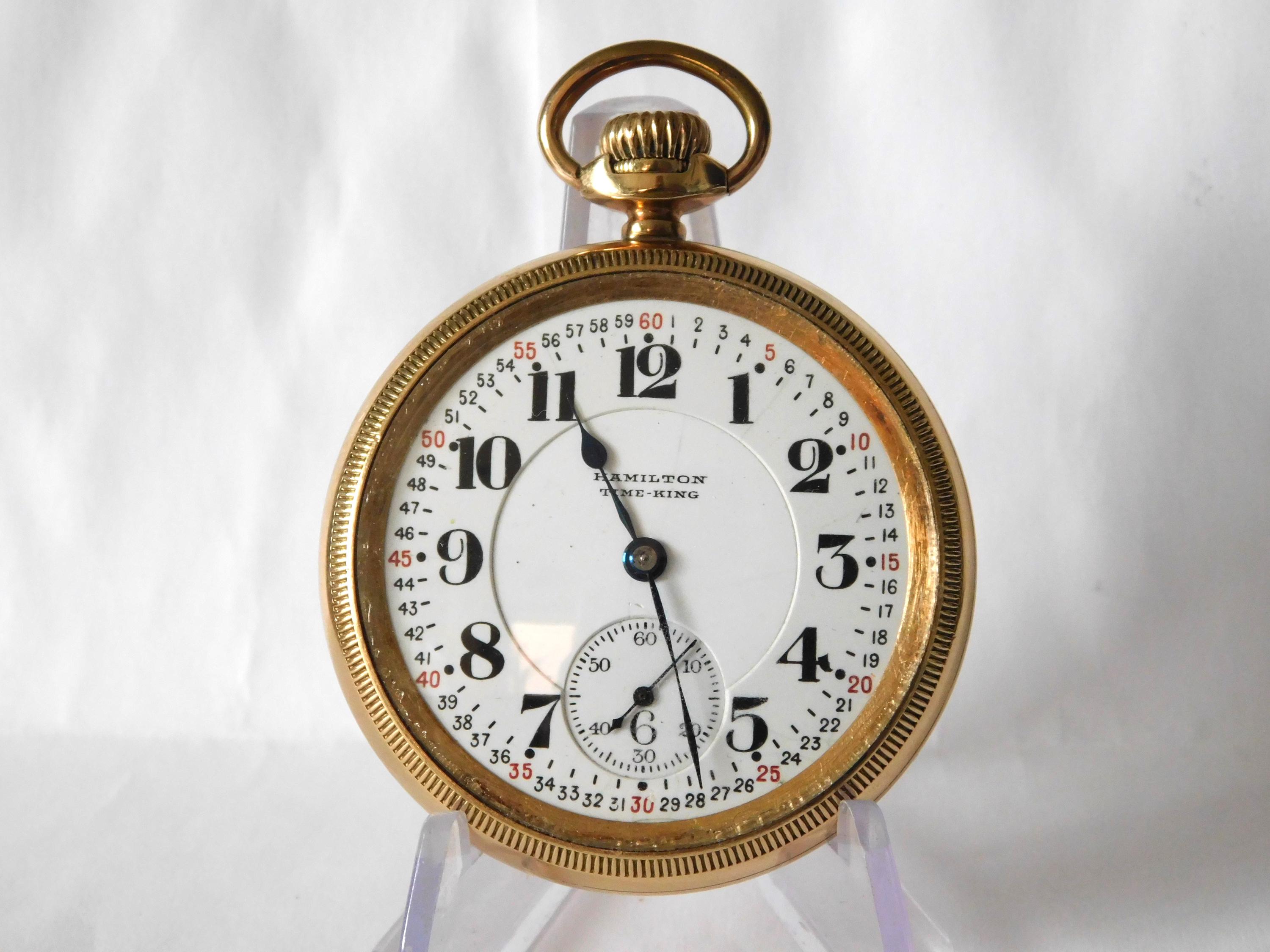 Gold Railroad Pocket Watch Canada