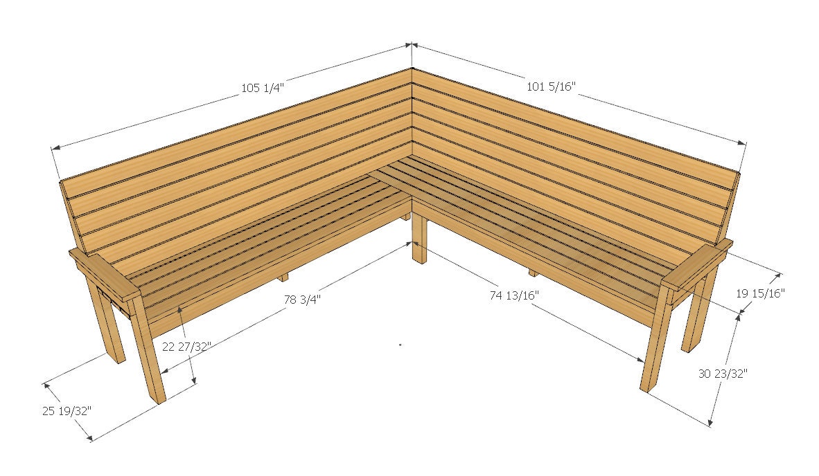 Step-by-step Guide: DIY Wooden Bench Plans for the Perfect - Etsy