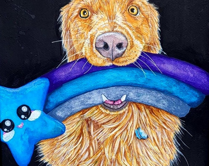 Featured listing image: Custom Pet Portrait | Hand Painted, Original Artwork Commission From Your Photos