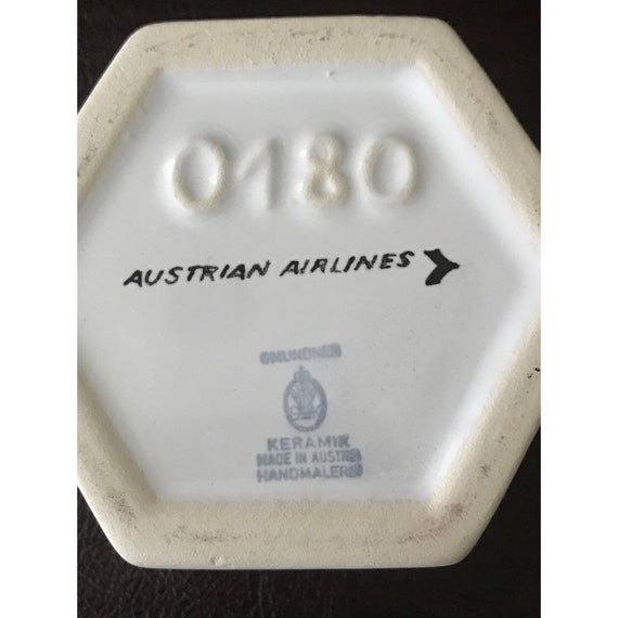 Vtg AUSTRIAN AIRLINES TRINKET Box. A Rare Find!! … - image 9