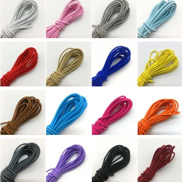 2 mm rubber cord rubber band rubber strand hat rubber round rubber rubber elastic colorful many colors