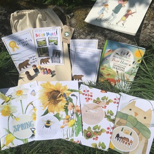 We gaan op berenjacht Story Sack, perfect cadeau voor kinderen en gezinnen; buiten- en seizoensgebonden peuterkleuterschool leren door te spelen
