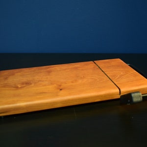 Cherry Hardwood Charcuterie Board and Cheese Slicer - approximately 12&quot;x6&quot;