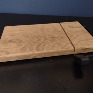 White Oak Hardwood Charcuterie Board and Cheese Slicer - approximately 11&quot;x6&quot;
