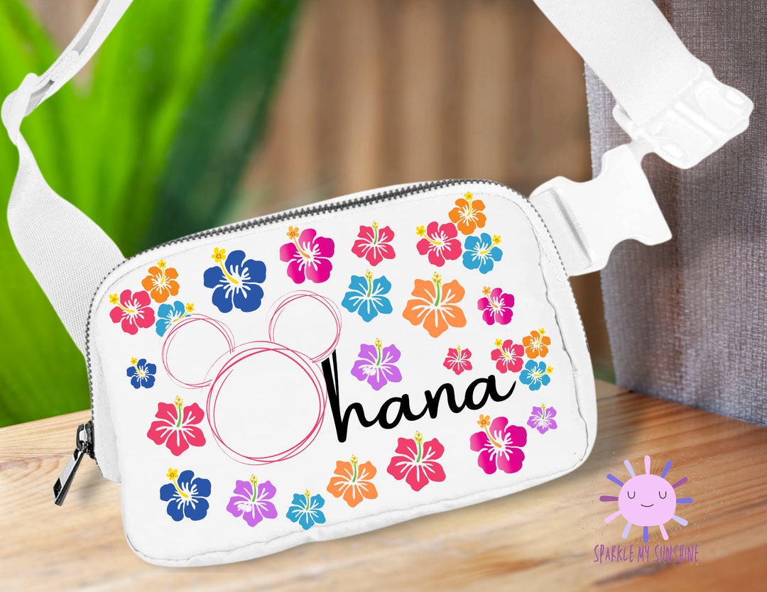 Lilo and Stitch Disney Fanny Pack, Ohana Small Crossbody Bag, Custom