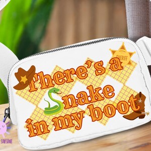 Pixar Toy Story Inspired Disney Fanny Pack, Sheriff Woody Belt Bag, Disneyland Purse, Sling Bag, Crossbody Bag, Hollywood Studios, Birthday