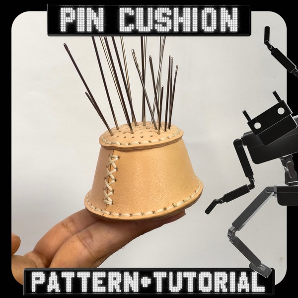 Pin Cushion Leather PDF Pattern | Beginner Friendly Project