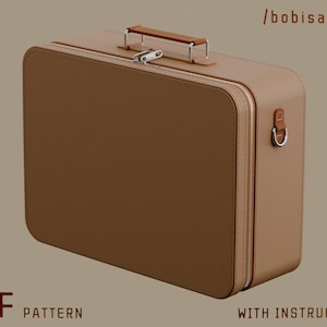 Leather Crossbody Bag Pattern | PDF Download | Crossbody Bag | Boxy Bag | Step By Step Instructions