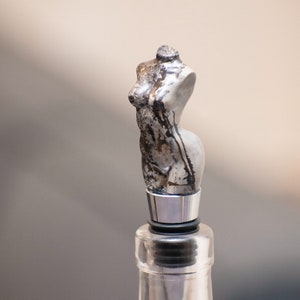 Female Silhouette Wine Stopper