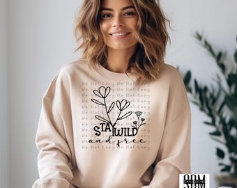 Stay Wild Digital File, Digital Download, Sublimation, png, Tumbler, DTF, DTG, HTV, Art